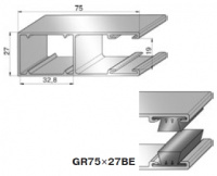 Шина направляющая GR75x27BE