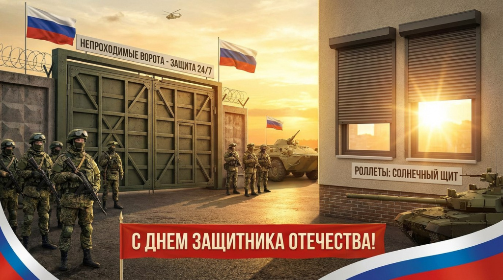 С 23 февраля от компании РОЛ-ТЭК